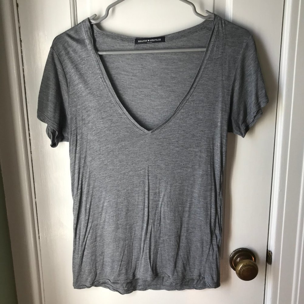 Brandy Melville V-Neck Tshirt